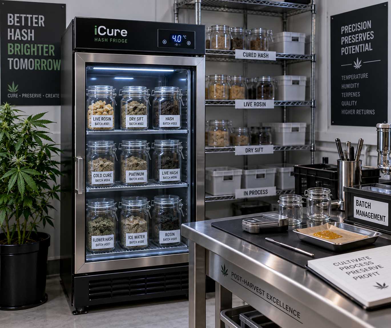 What to Look for in Professional Cannabis Concentrate Storage Equipment